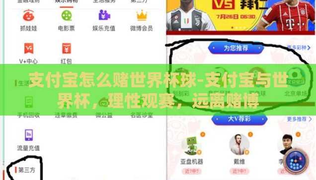 支付宝怎么赌世界杯球-支付宝与世界杯，理性观赛，远离赌博