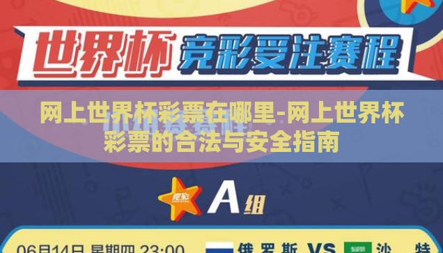 网上世界杯彩票在哪里-网上世界杯彩票的合法与安全指南
