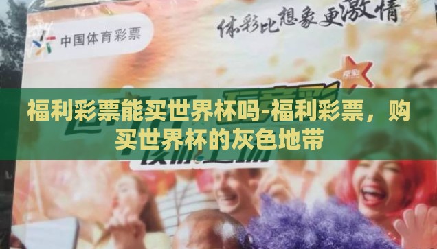 福利彩票能买世界杯吗-福利彩票，购买世界杯的灰色地带