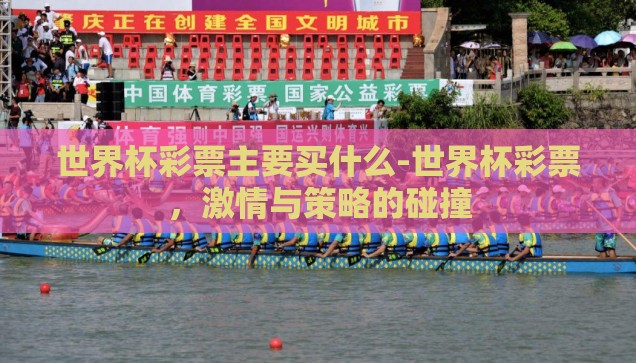 世界杯彩票主要买什么-世界杯彩票，激情与策略的碰撞