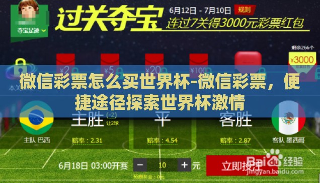 微信彩票怎么买世界杯-微信彩票,便捷途径探索世界杯激情 微信彩票怎么买世界杯-微信彩票,便捷途径探索世界杯激情