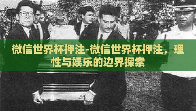 微信世界杯押注-微信世界杯押注,理性与娱乐的边界探索 微信世界杯押注-微信世界杯押注,理性与娱乐的边界探索