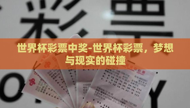 世界杯彩票中奖-世界杯彩票，梦想与现实的碰撞
