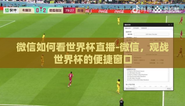 微信如何看世界杯直播-微信，观战世界杯的便捷窗口
