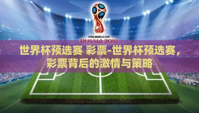 世界杯预选赛 彩票-世界杯预选赛，彩票背后的激情与策略