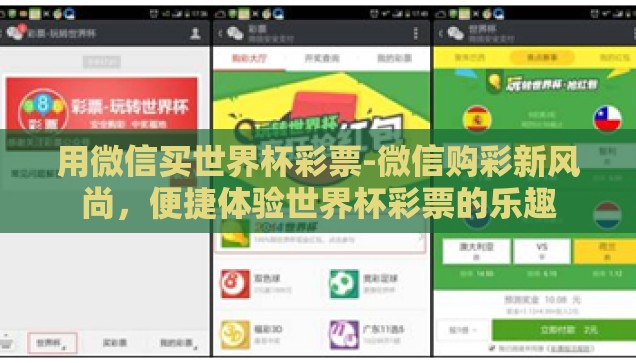 用微信买世界杯彩票-微信购彩新风尚，便捷体验世界杯彩票的乐趣
