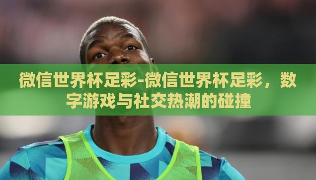 微信世界杯足彩-微信世界杯足彩，数字游戏与社交热潮的碰撞