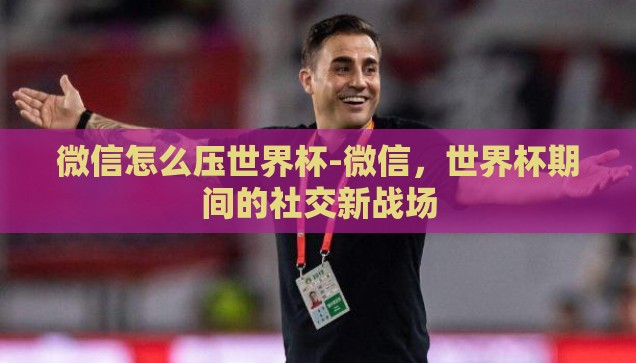 微信怎么压世界杯-微信，世界杯期间的社交新战场