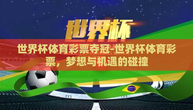 世界杯体育彩票夺冠-世界杯体育彩票，梦想与机遇的碰撞