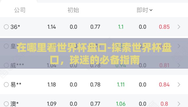 世界杯彩票中奖结果-世界杯彩票，梦想与现实的碰撞