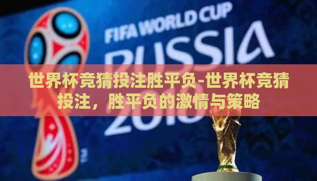 世界杯竞猜投注胜平负-世界杯竞猜投注，胜平负的激情与策略