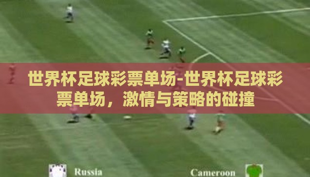 世界杯足球彩票单场-世界杯足球彩票单场，激情与策略的碰撞